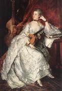 Thomas Gainsborough Portrait of Ann Ford oil painting reproduction
